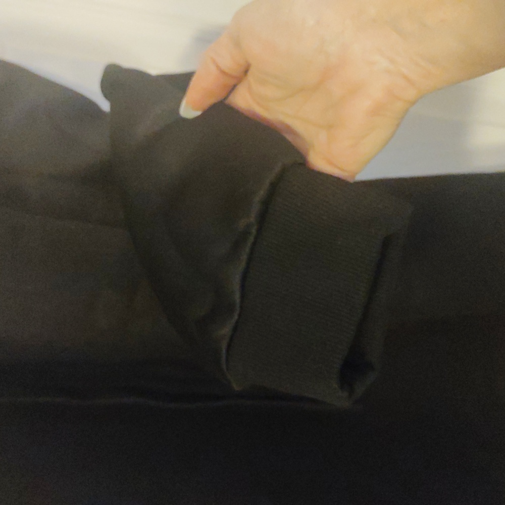 NEW! Black Puff Sleeves Sweatshirt Hoodie - Picture 5 of 12